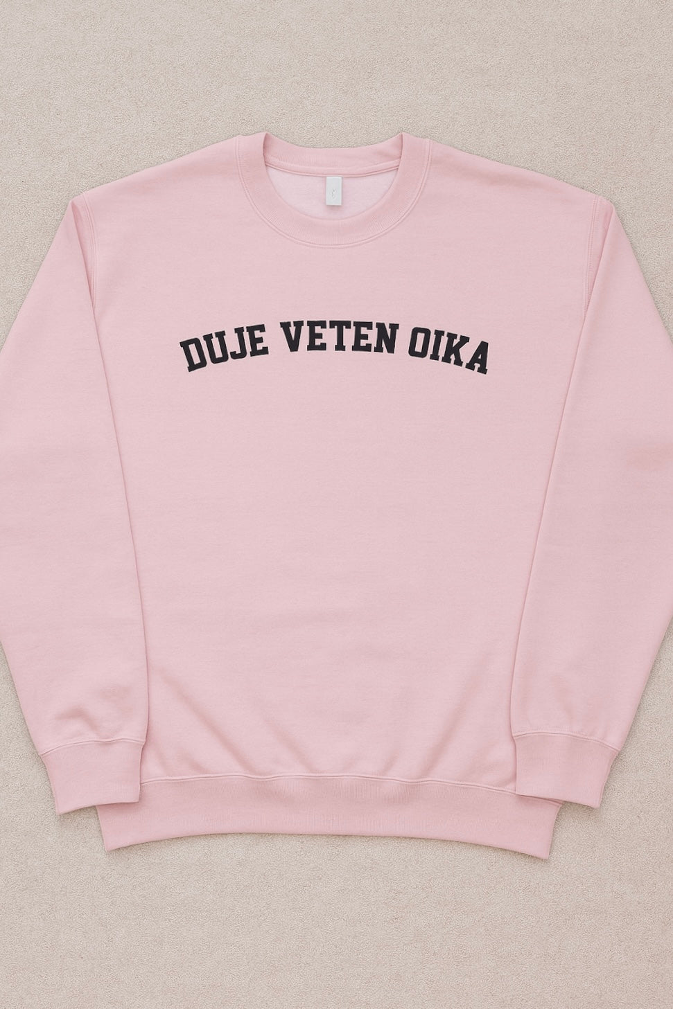 Pink sweat shirt Duje veten qika